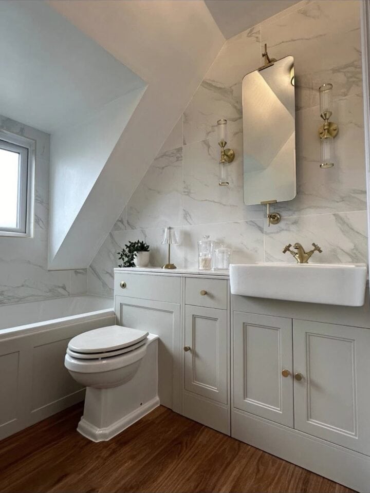 Classic Brass And Marble Bathroom Refurb 04